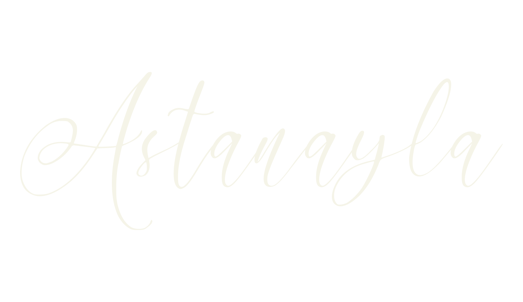 Astanayla, cursive font preview