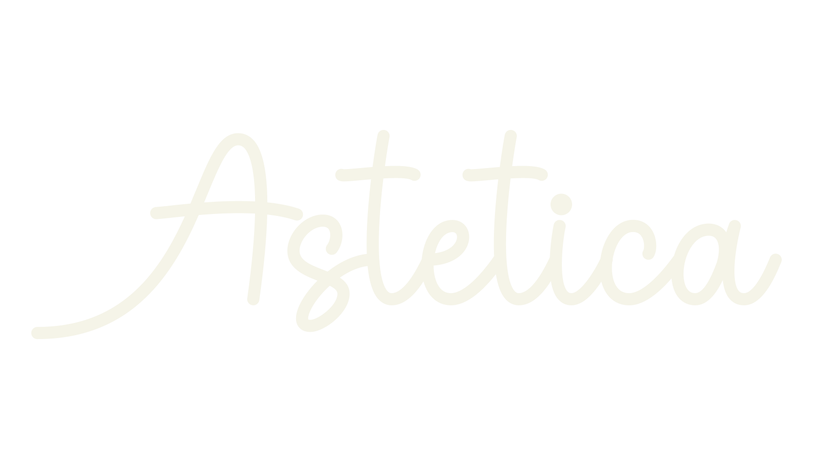 Astetica, cursive font preview