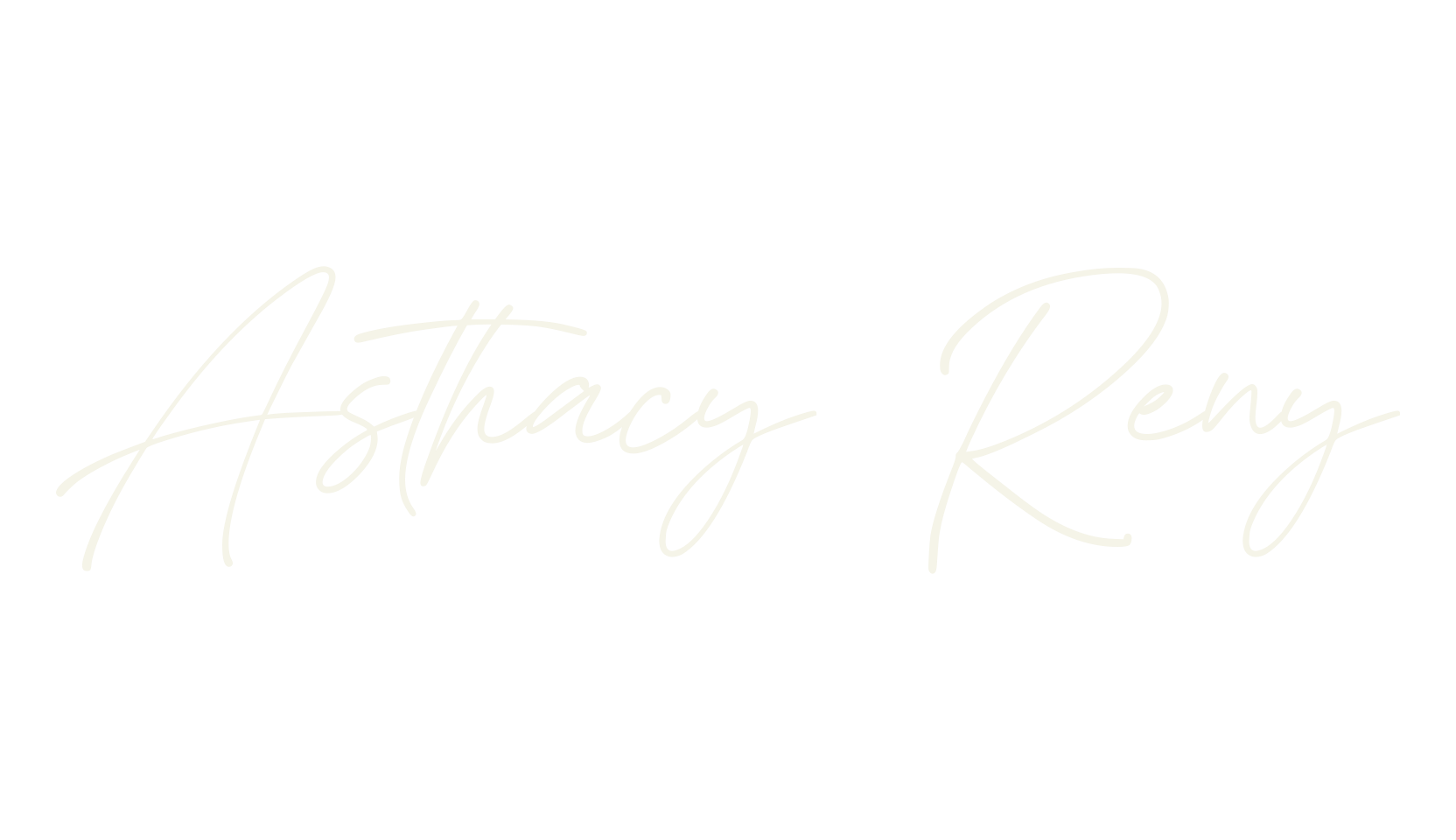 Asthacy Reny, calligraphy font preview