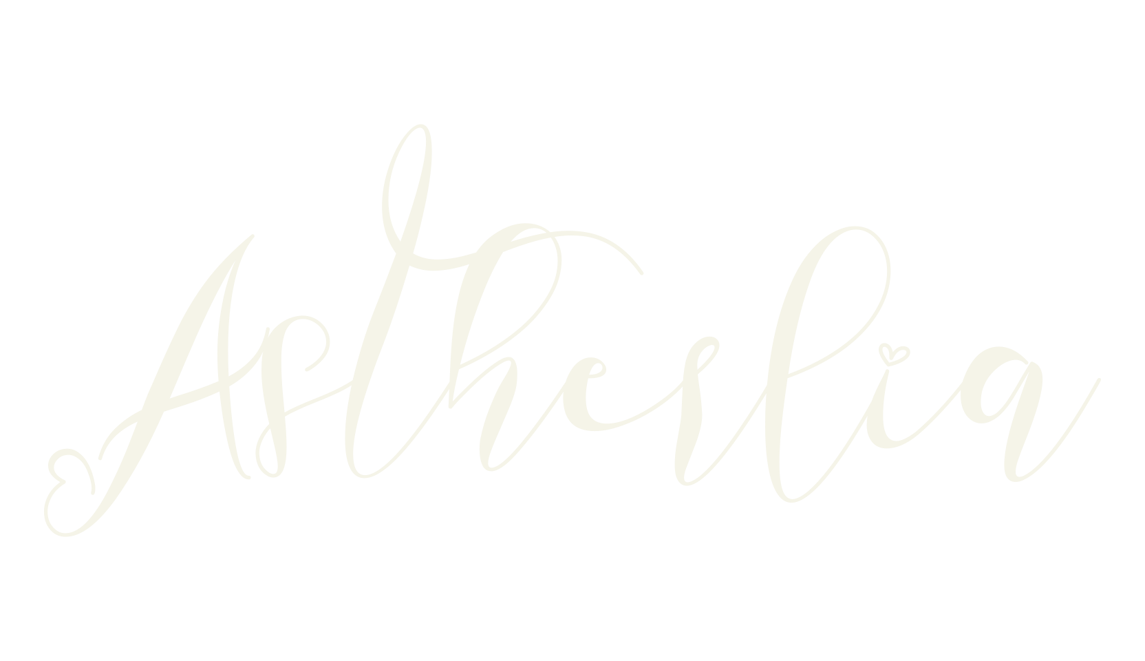 Astherlia, calligraphy font preview