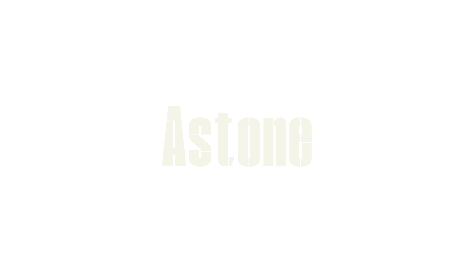 Astone, letter font preview