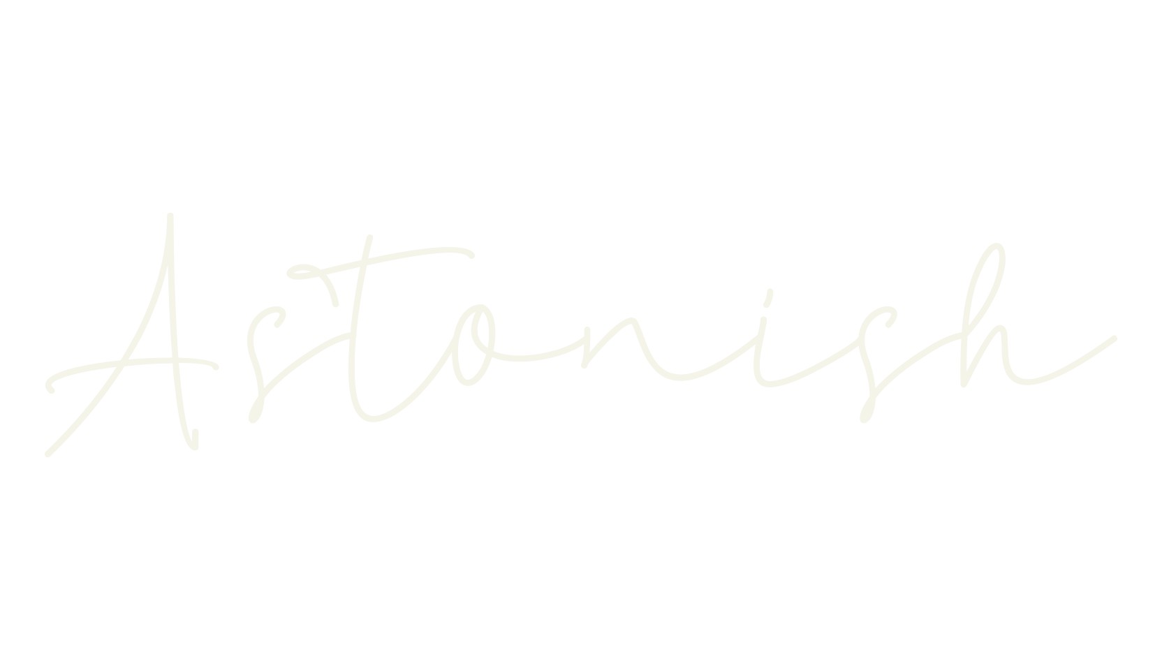 Astonish, calligraphy font preview