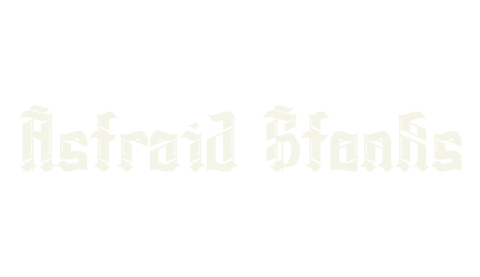 Astraid Stonks, old english font preview