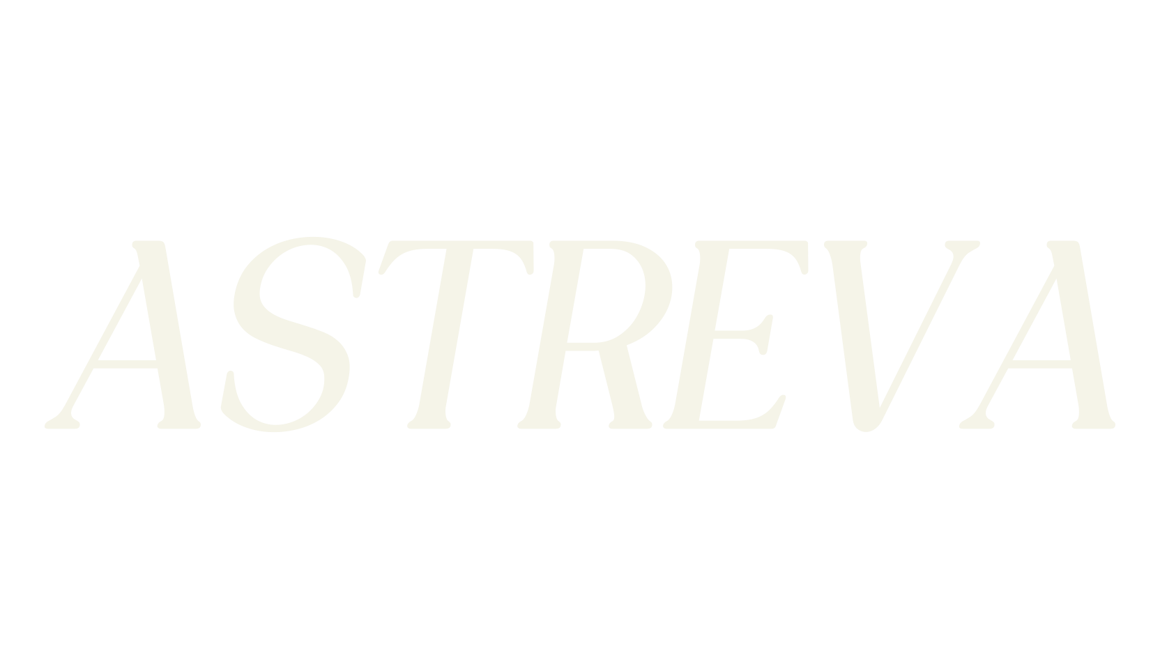 ASTREVA, serif font preview