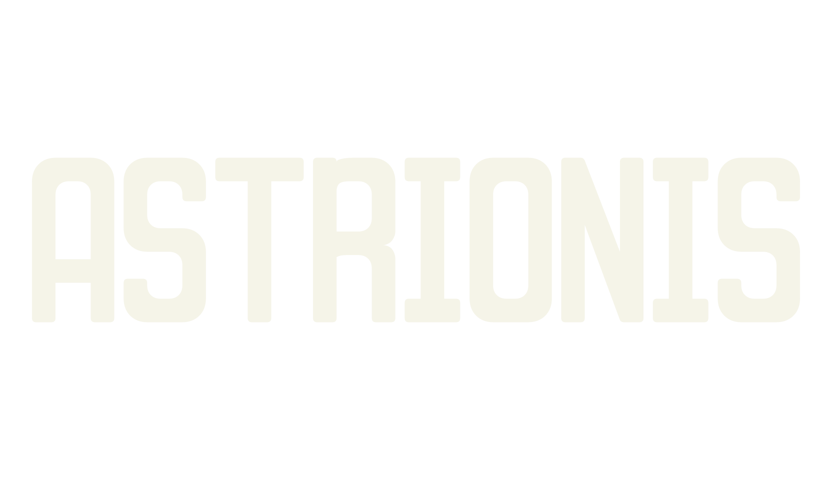 ASTRIONIS, space font preview