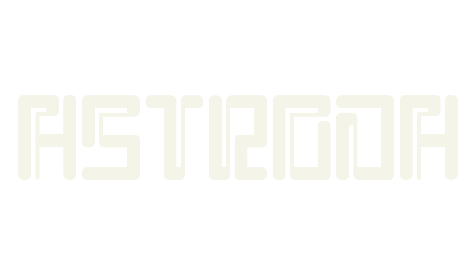 Astroda, space font preview