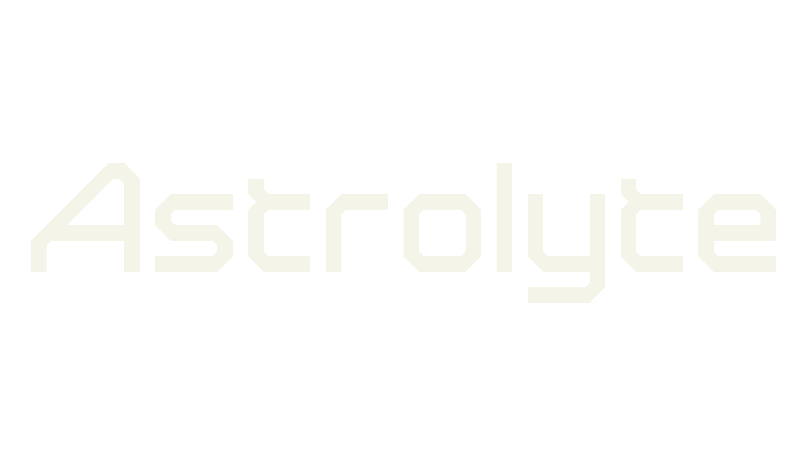 Astrolyte, futuristic font preview