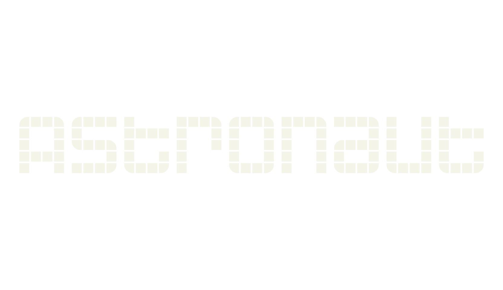 Astronaut, display market font preview