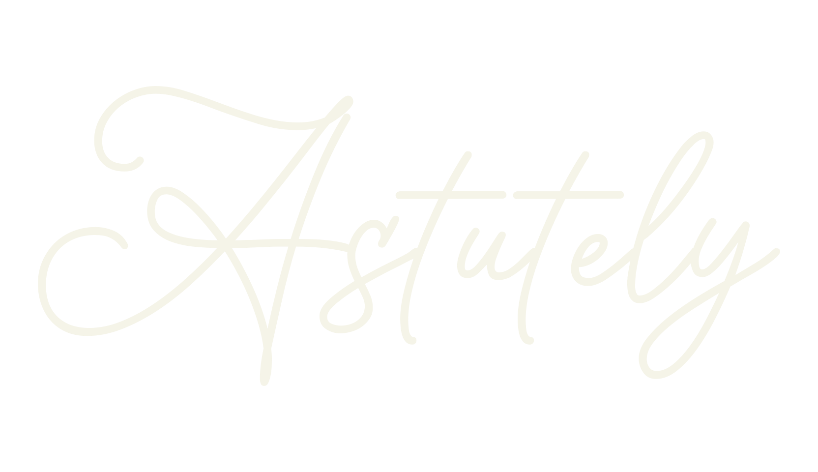 Astutely, handwritten font preview