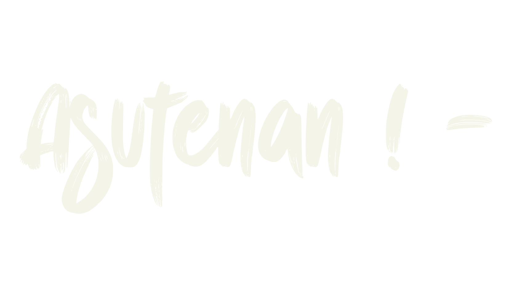 Asutenan ! -, design font preview