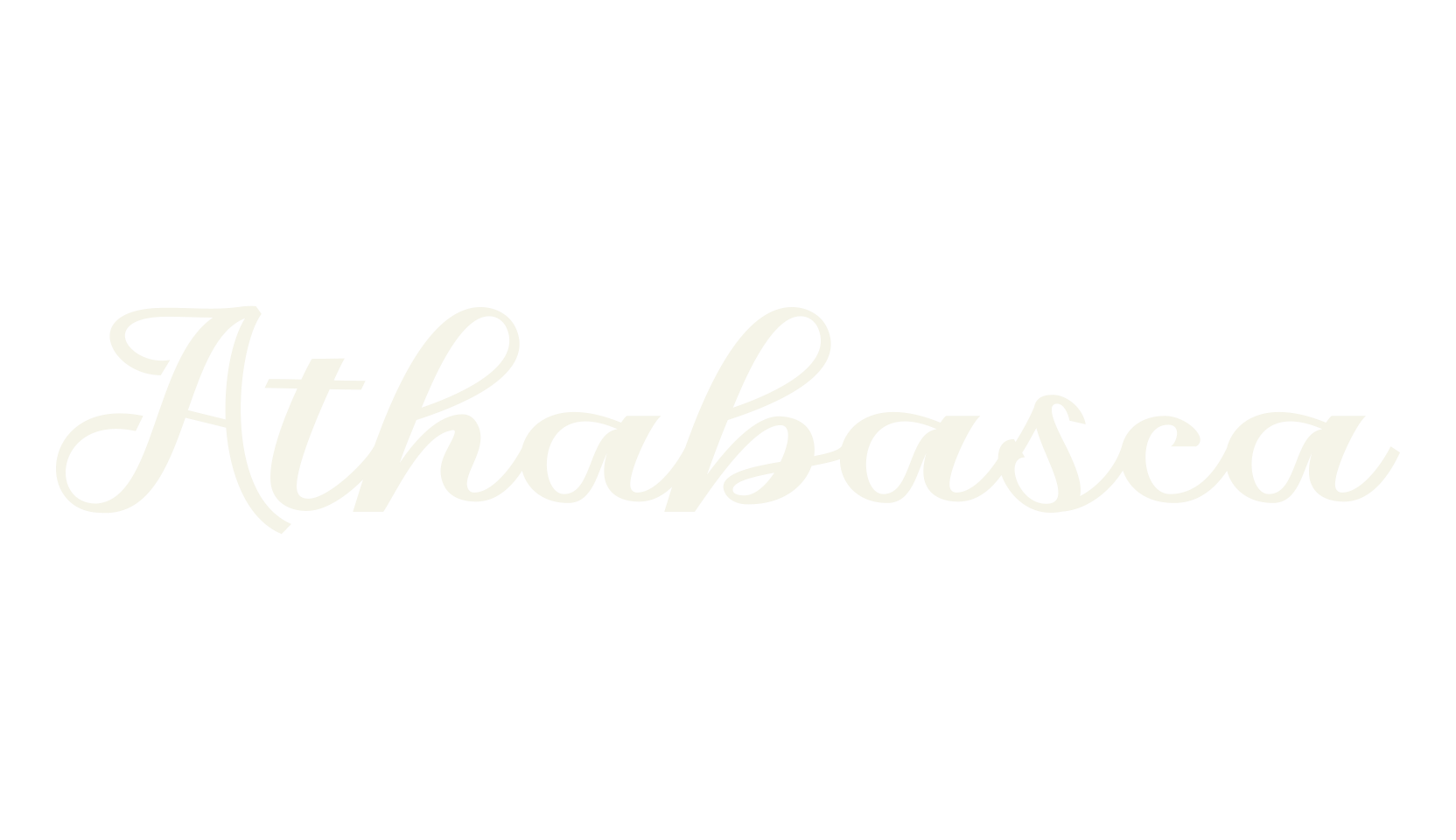 Athabasca, modern calligraphy font preview