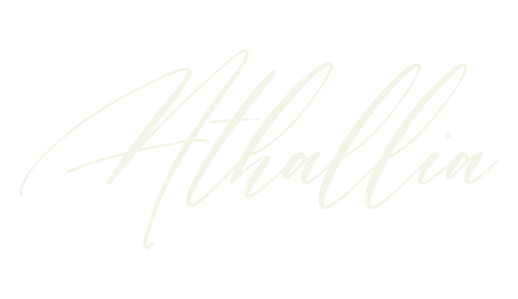 Athallia, calligraphy font preview