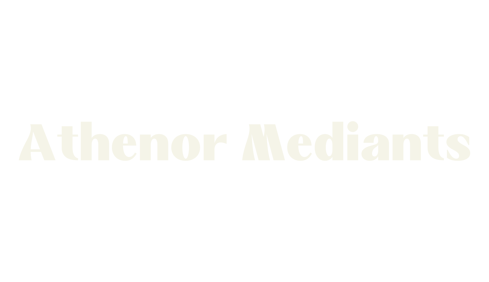 Athenor Mediants, sans serif font preview