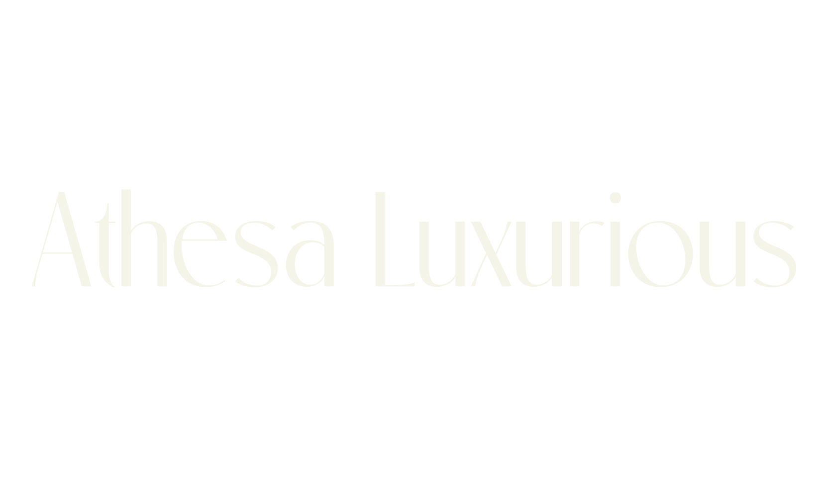 Athesa Luxurious, cursive font preview