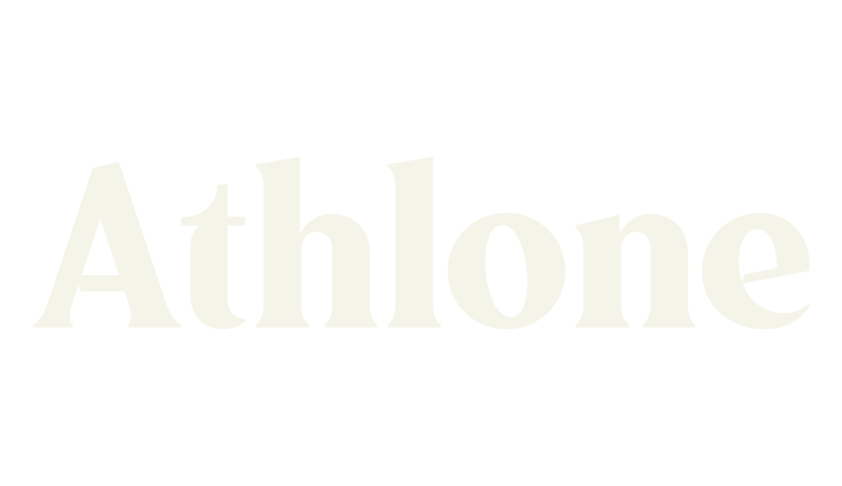 Athlone, lettering font preview