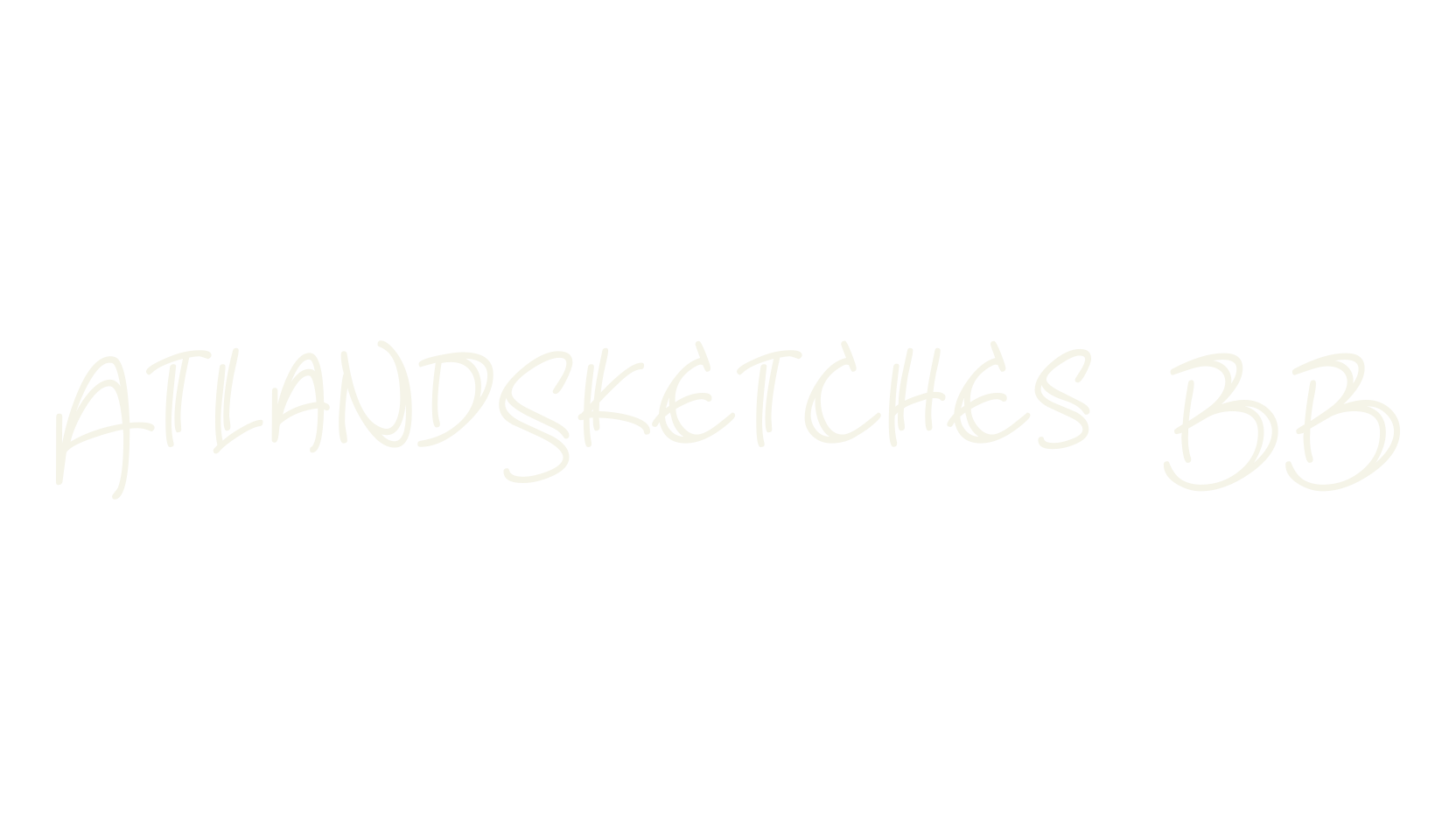AtlandSketches BB, handwritten font preview