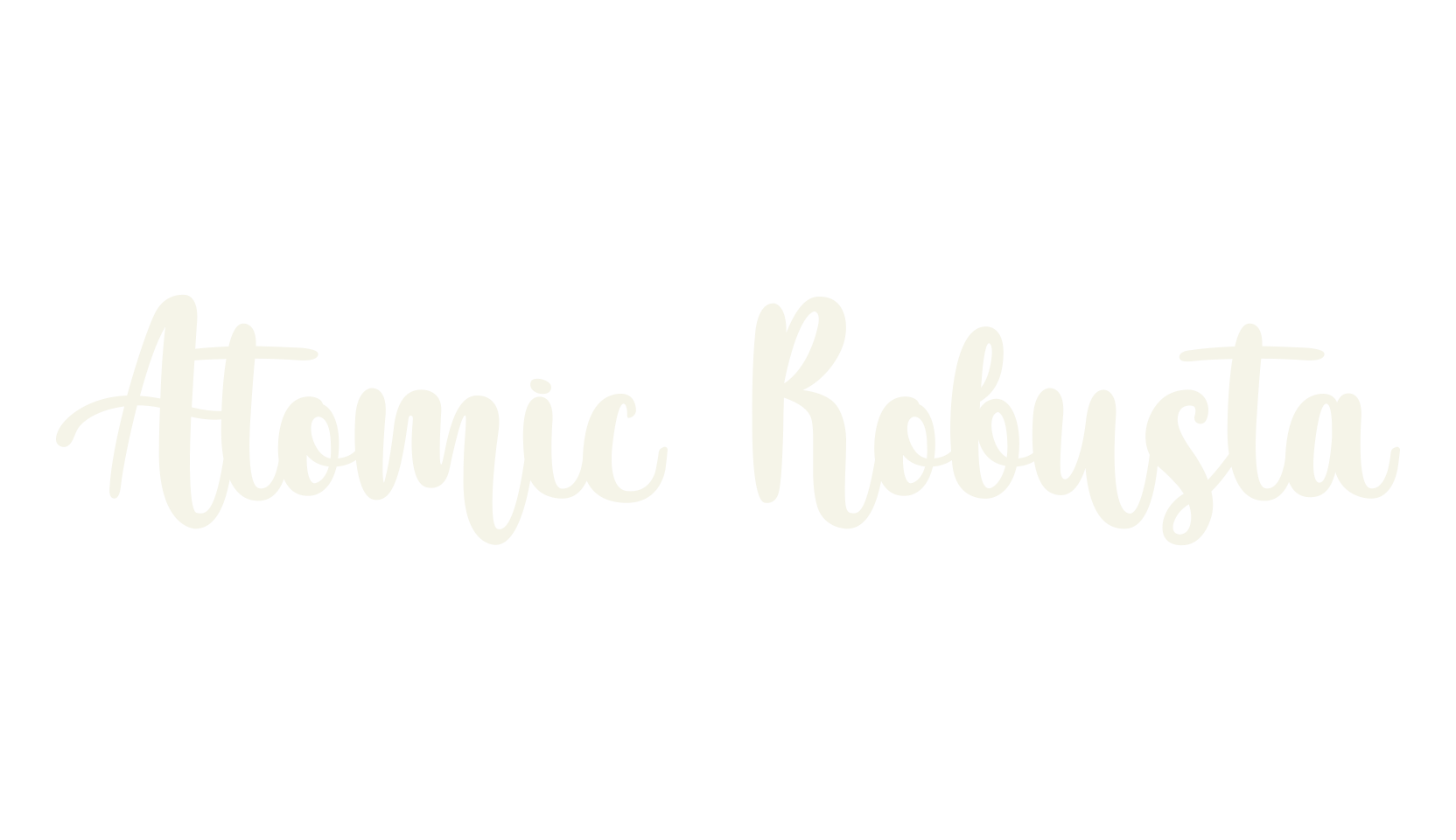 Atomic Robusta, lettering font preview