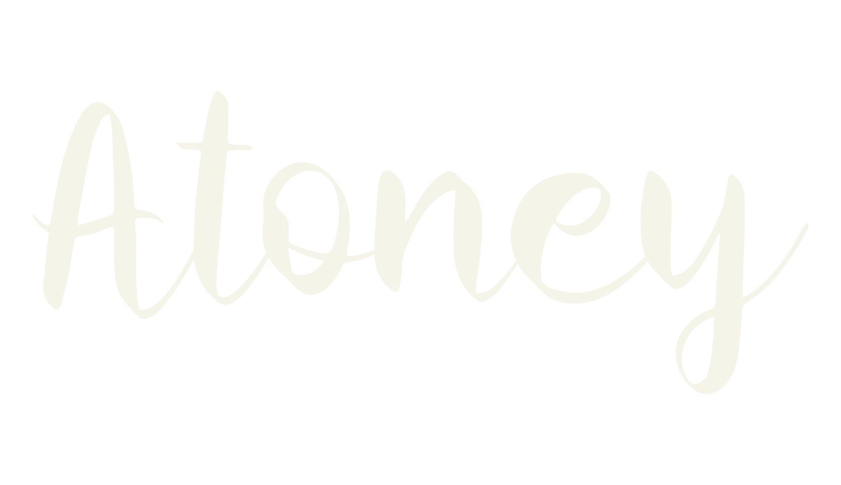 Atoney, fancy font preview