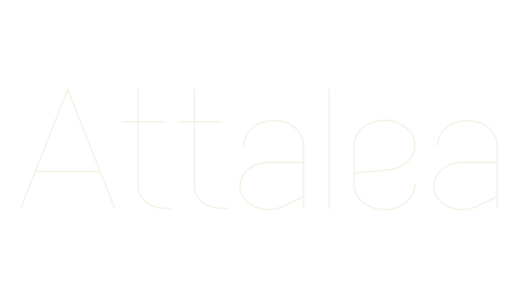 Attalea, sans serif font preview