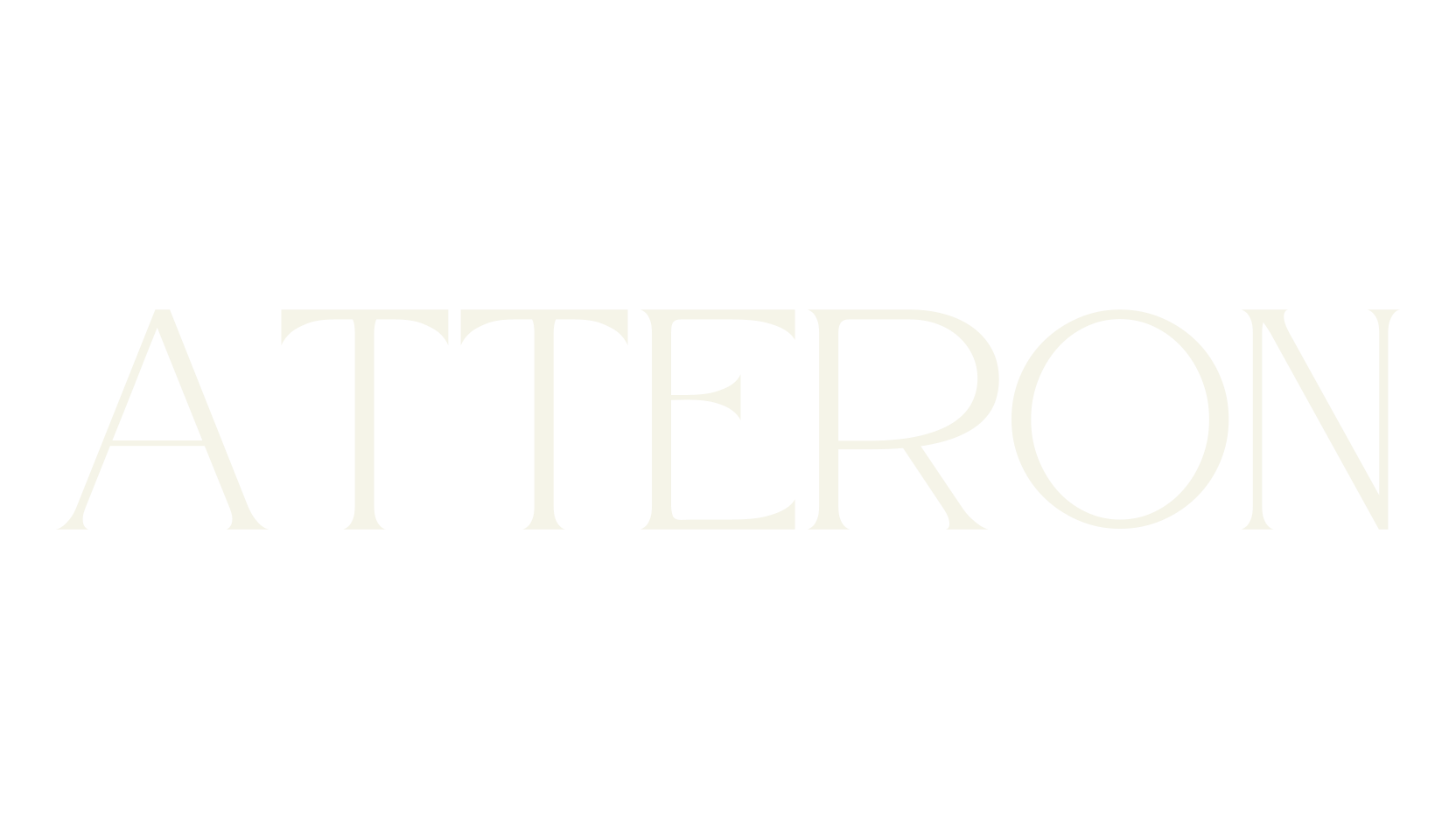 Atteron, serif font preview