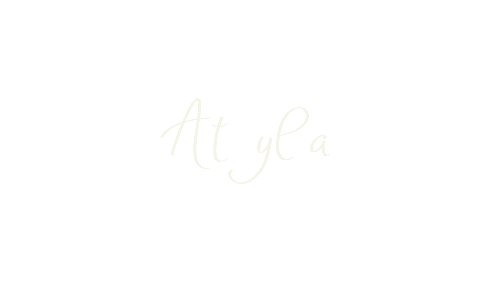 Atyla, handwriting font preview