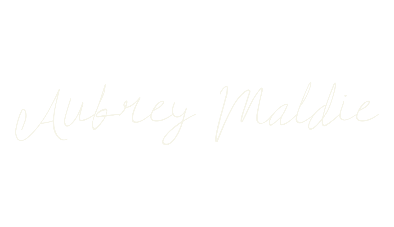 Aubrey Maldie, script font preview