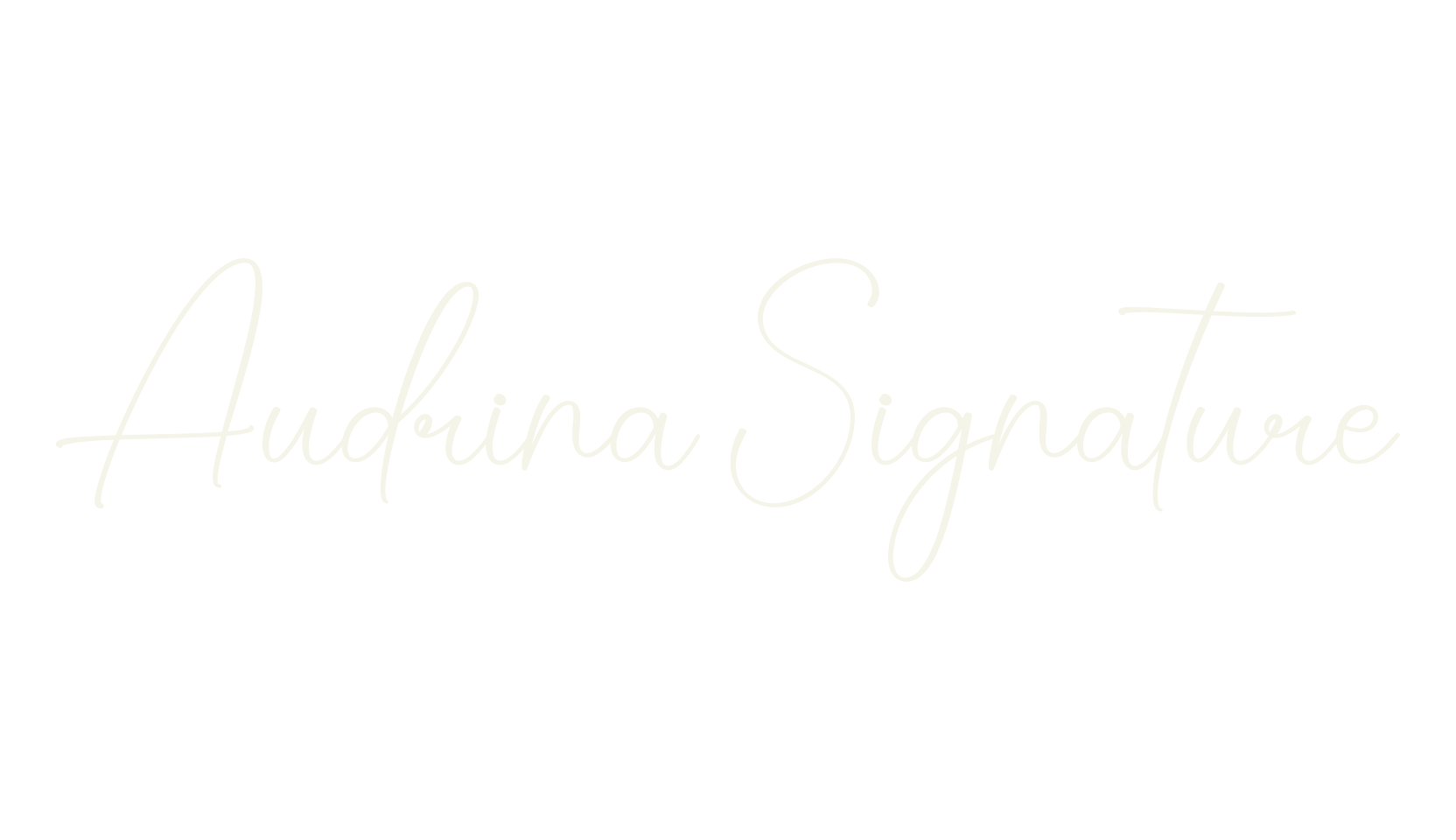 Audrina Signature, calligraphy font preview