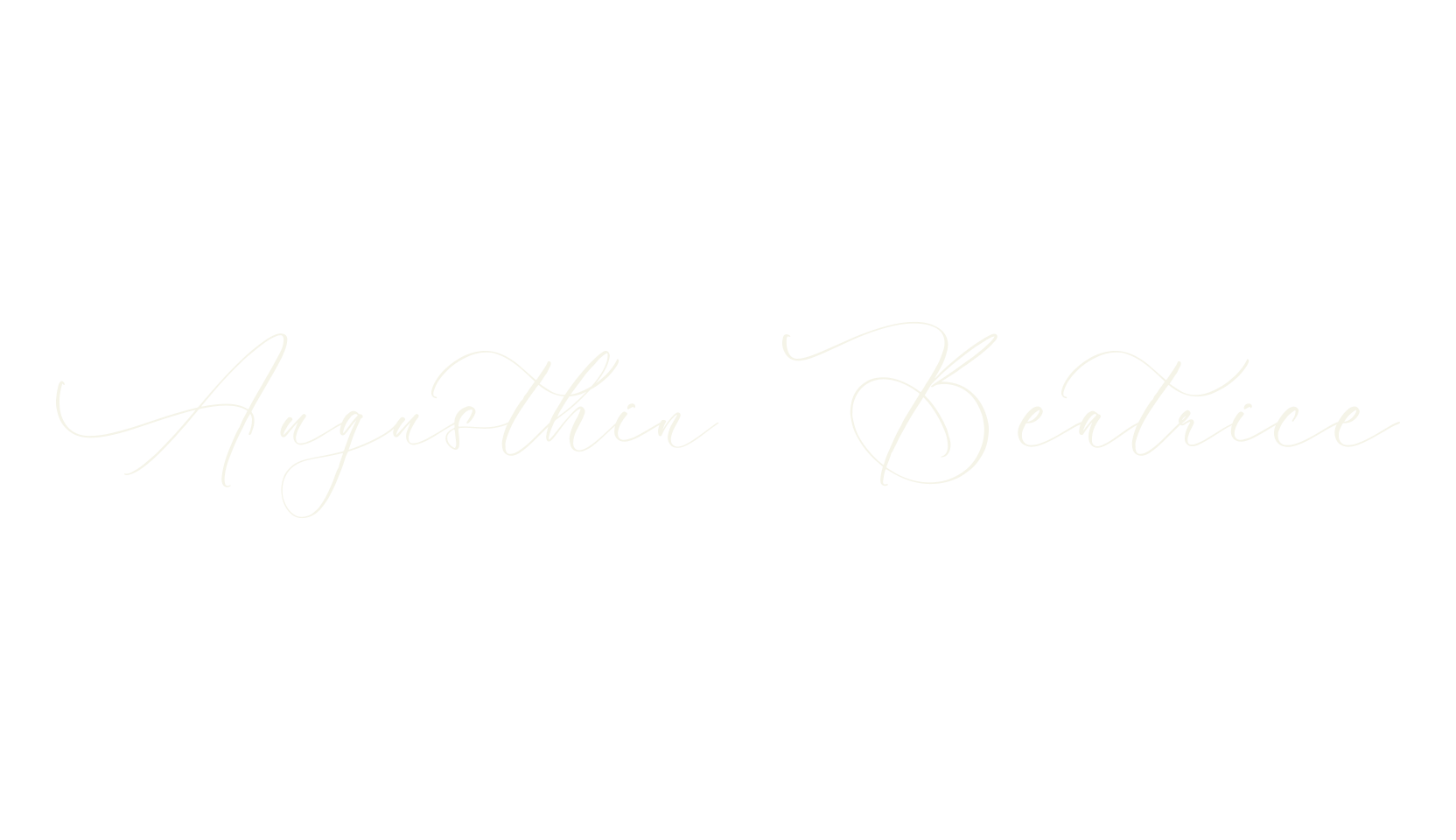 Augusthin Beatrice, script font preview