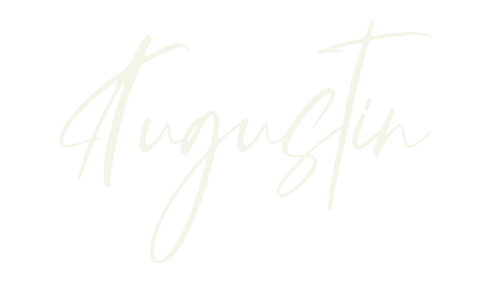 Augustin, cursive font preview