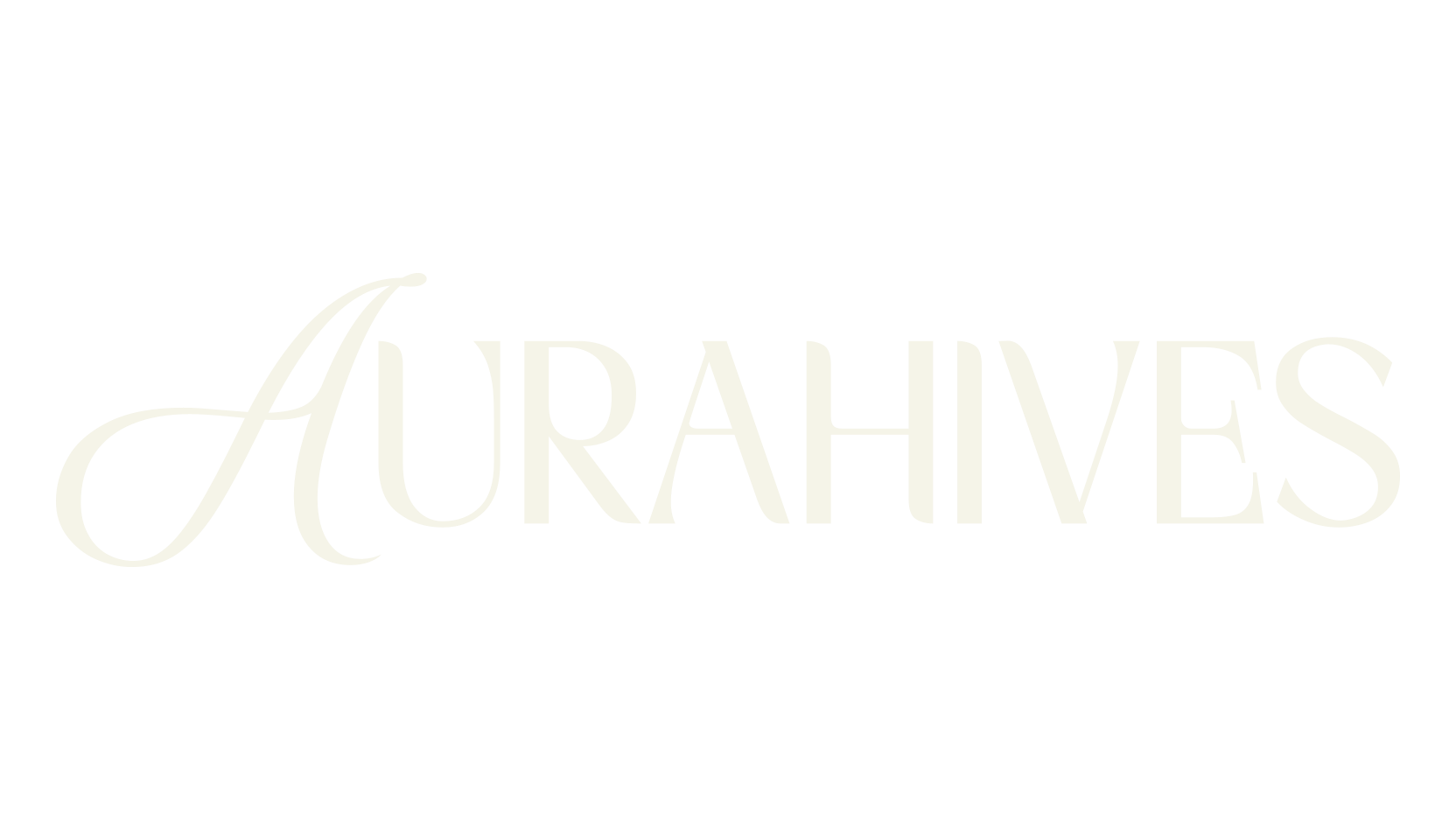 Aurahives, calligraphy font preview