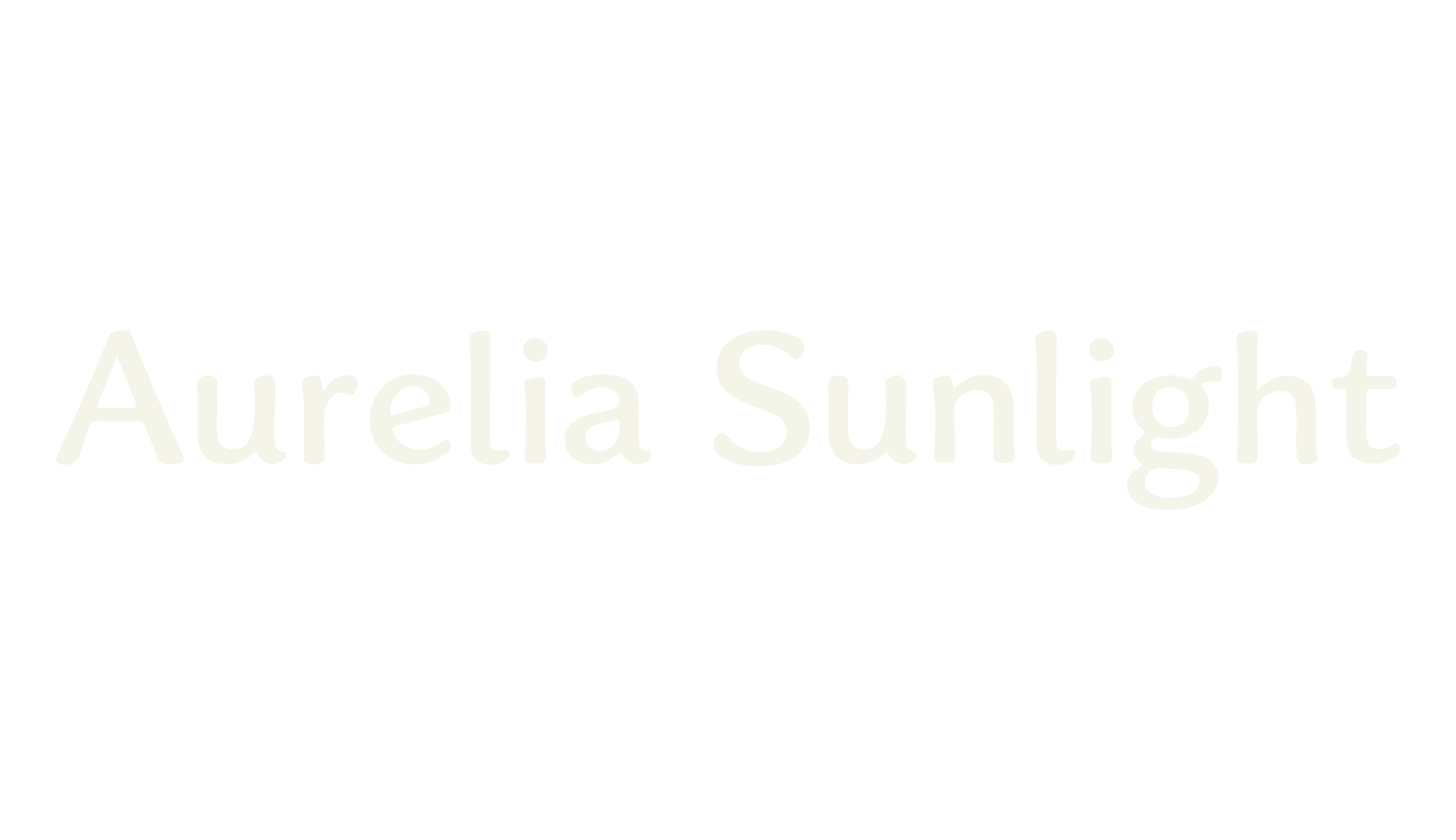 Aurelia Sunlight, editorial font preview
