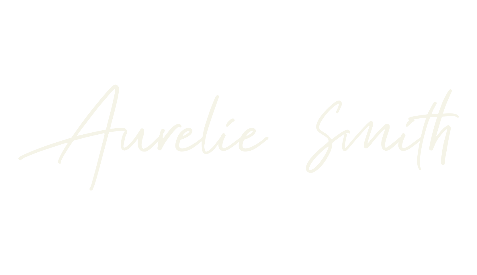 Aurelie Smith, thin font preview