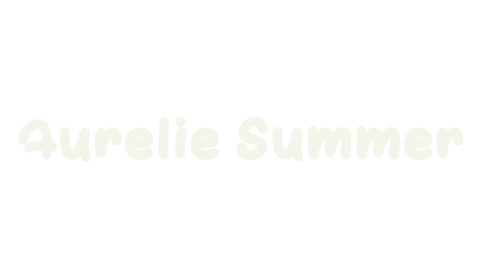 Aurelie Summer, cute font preview