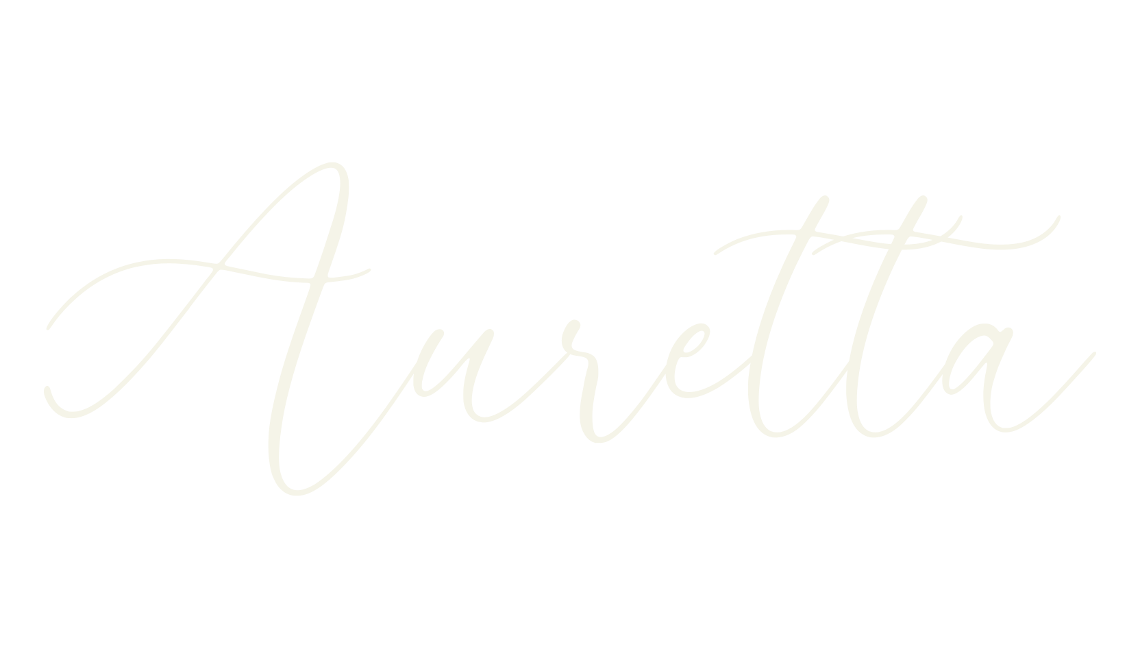 Auretta, calligraphy font preview