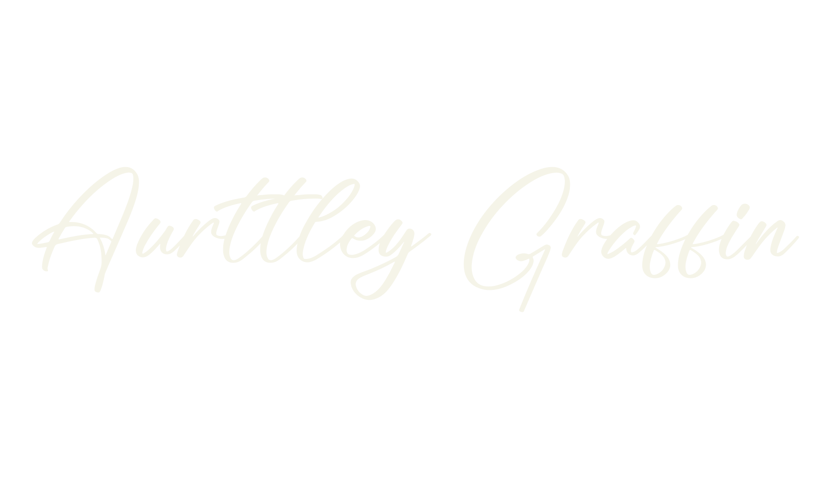 Aurttley Graffin, script font preview