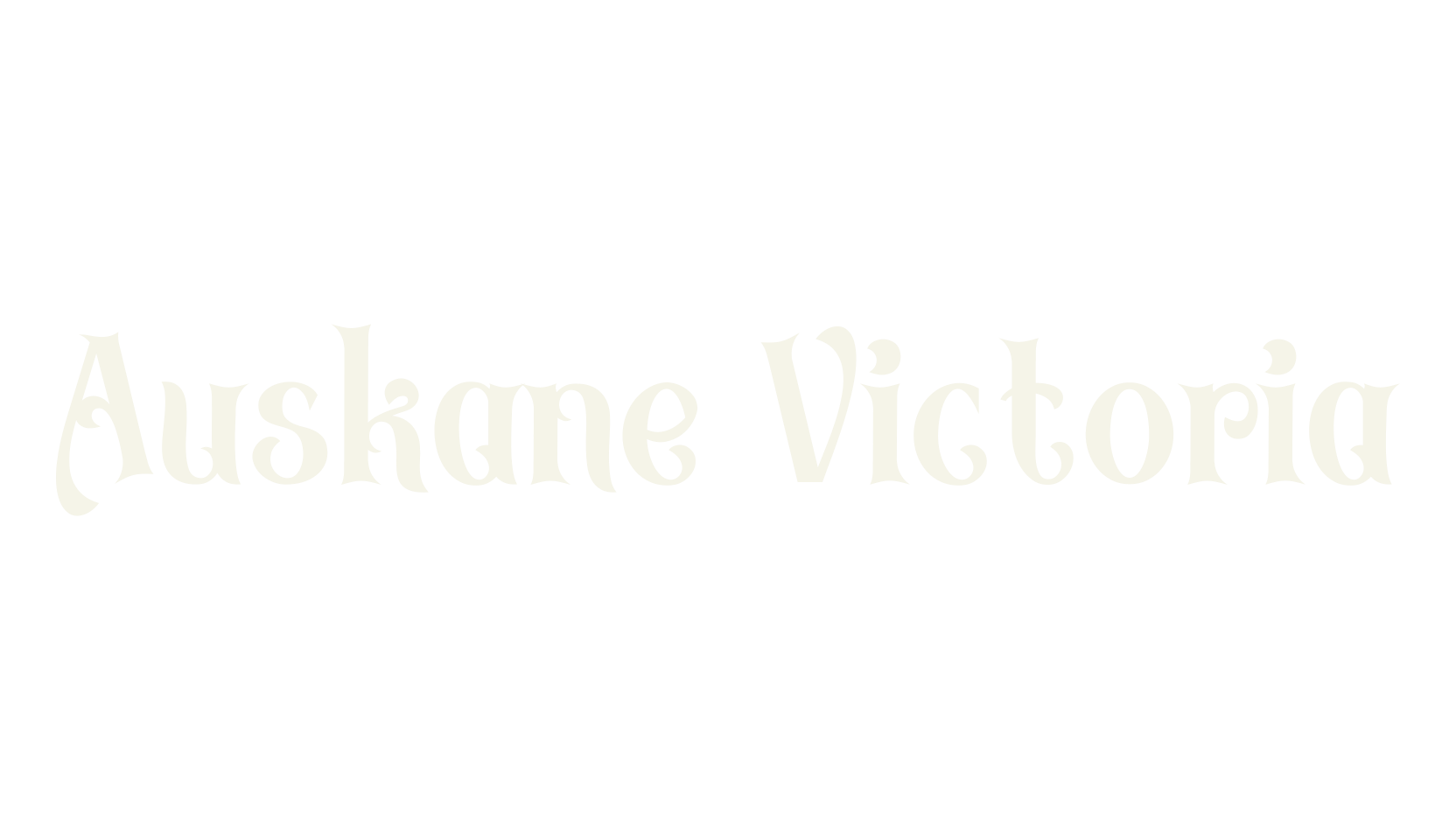 Auskane Victoria, victorian font preview