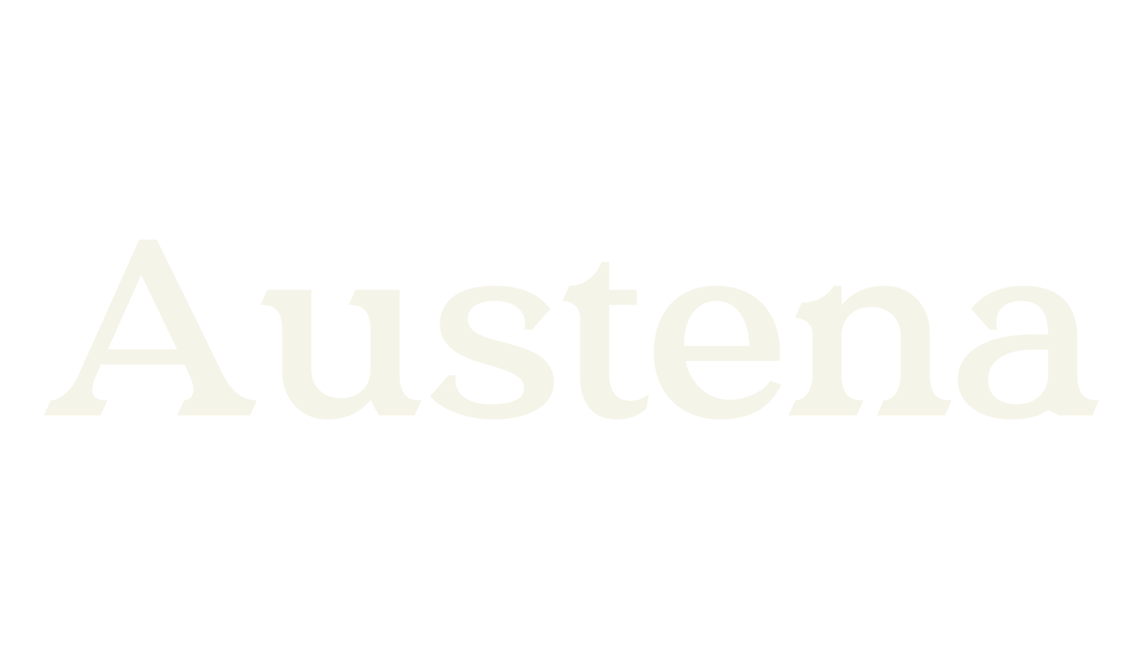 Austena, logo font preview