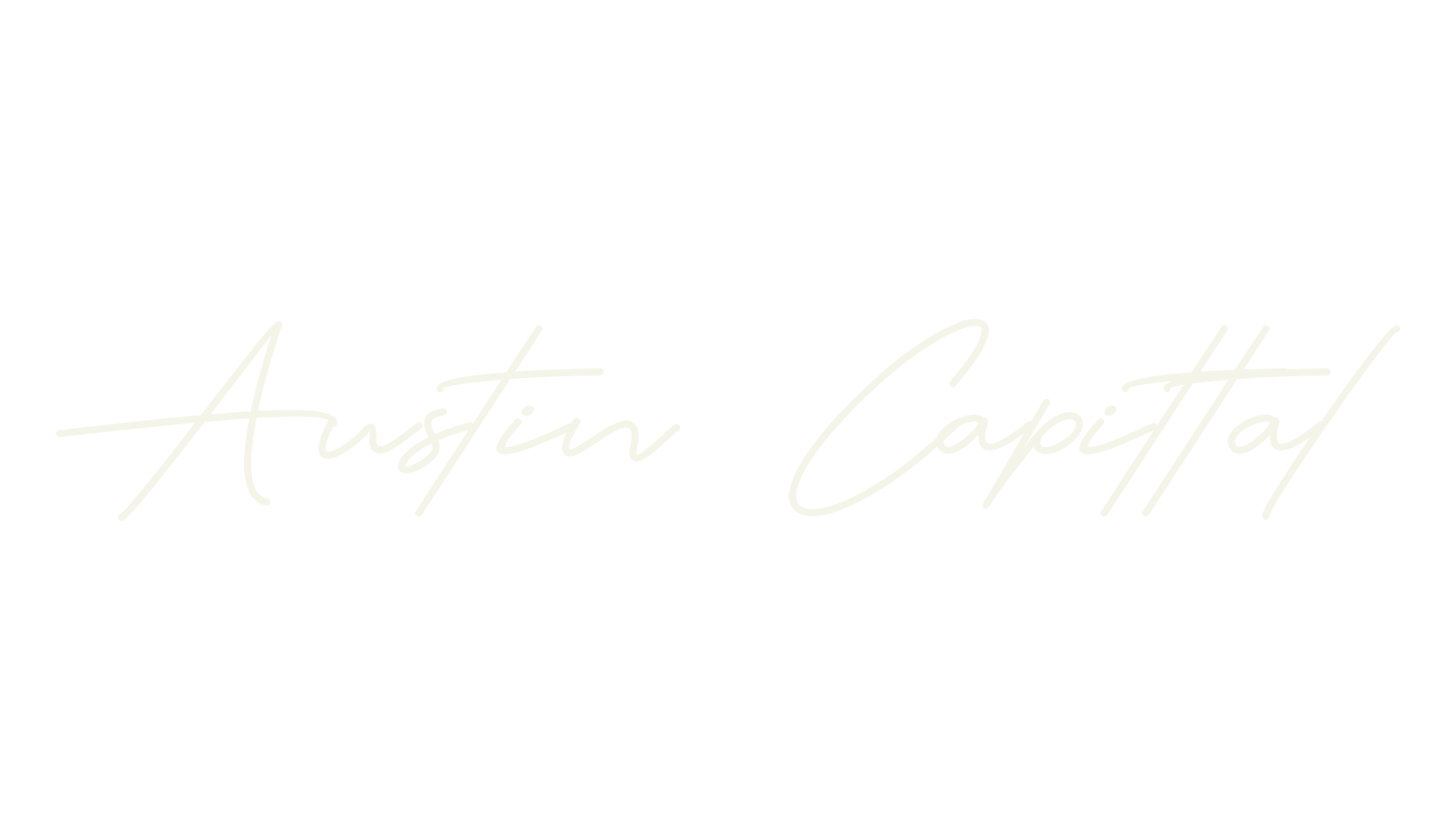 Austin Capittal, signature font preview
