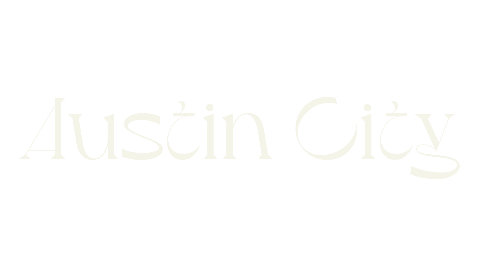 Austin City, cursive font preview