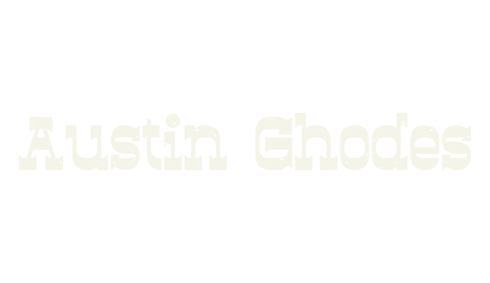 Austin Ghodes, serif font preview