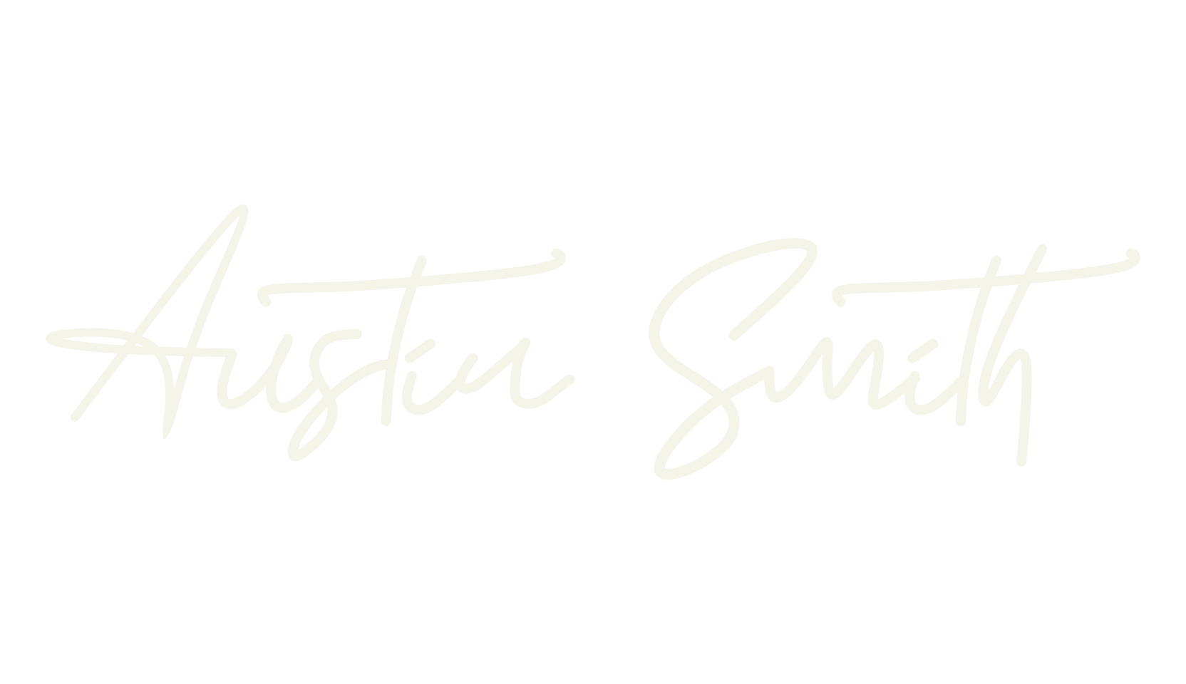 Austin Smith, script font preview