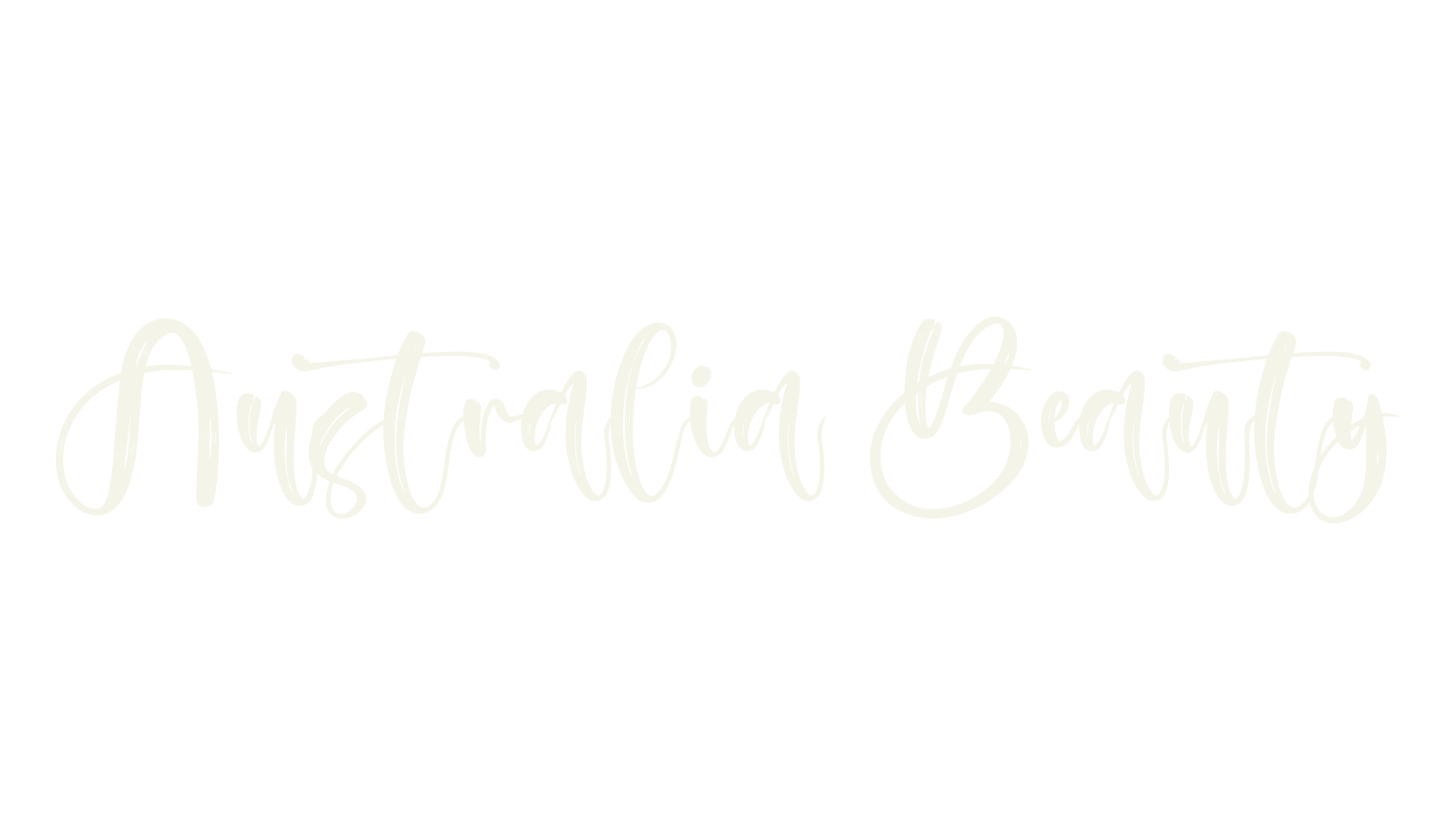 Australia Beauty, script font preview