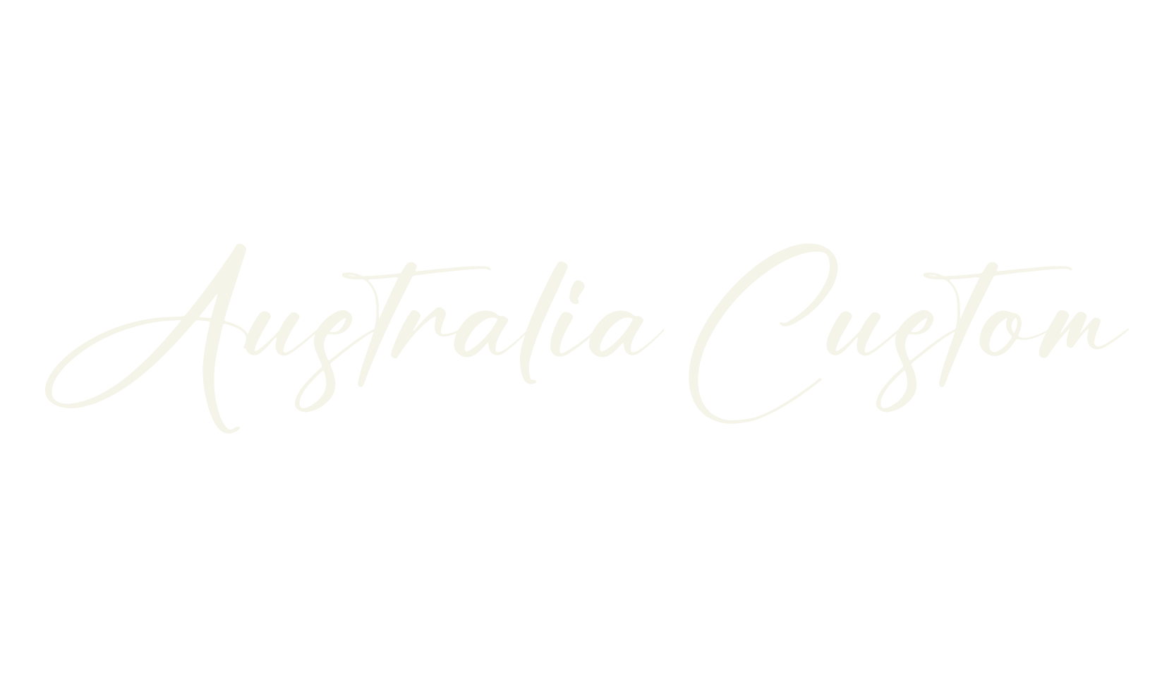 Australia Custom, script font preview