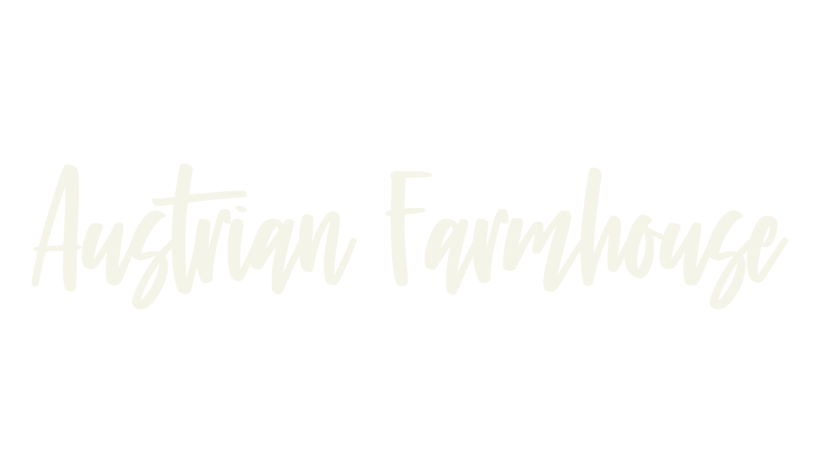 Austrian Farmhouse, script font preview