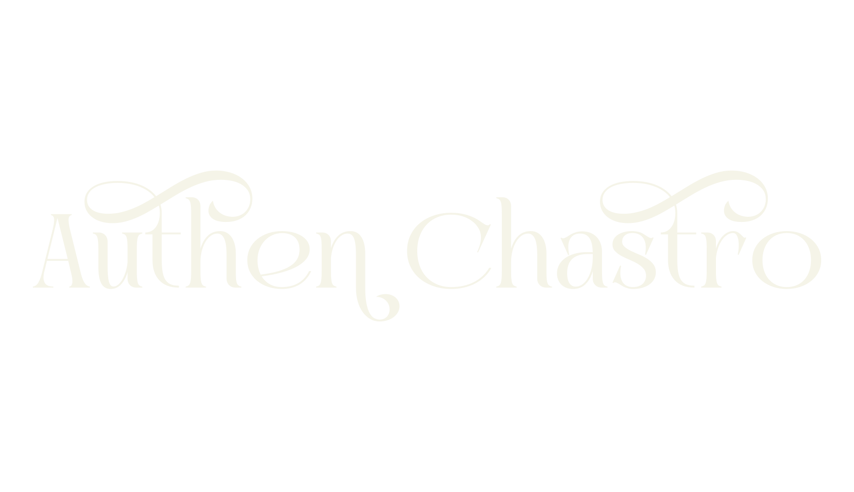 Authen Chastro, artistic font preview