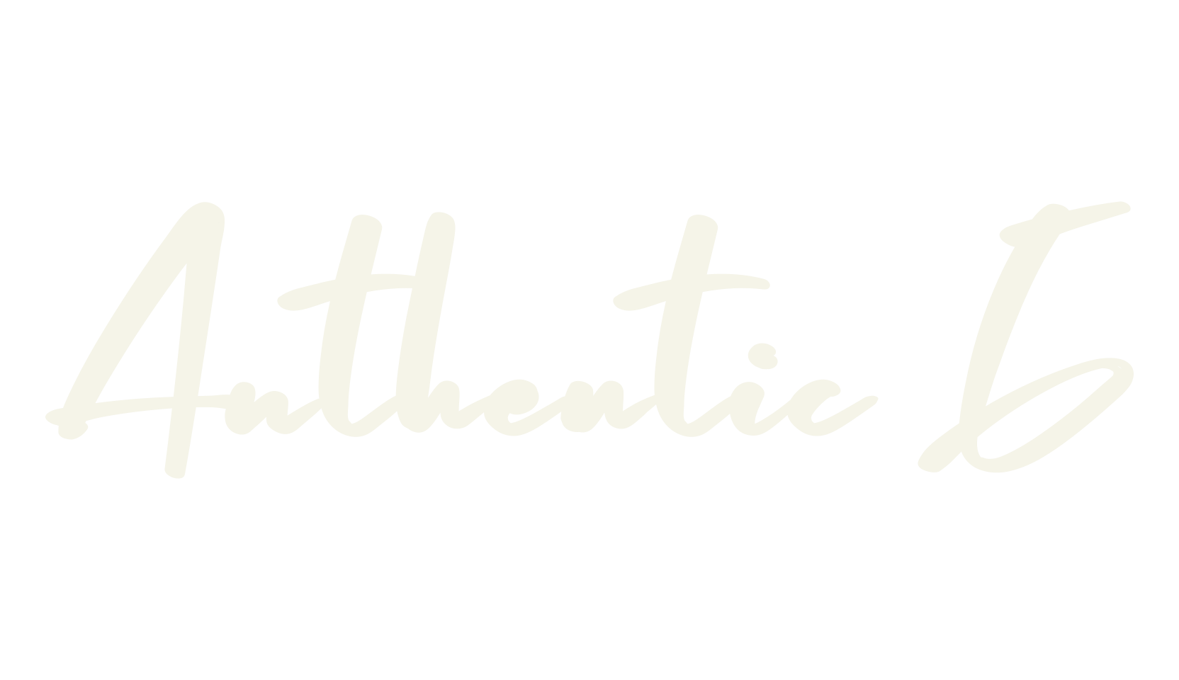 Authentic G, handwriting font preview