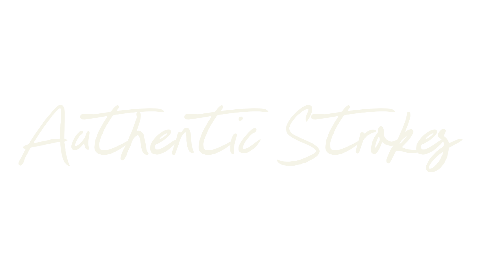 Authentic Strokes, calligraphy font preview