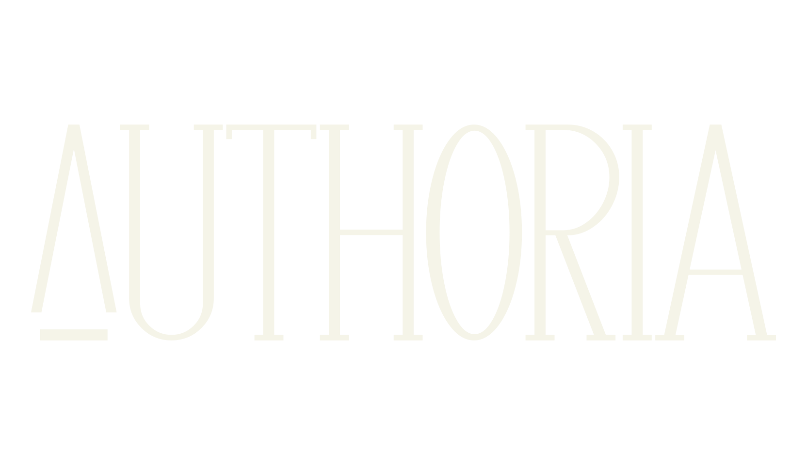 Authoria, movies font preview