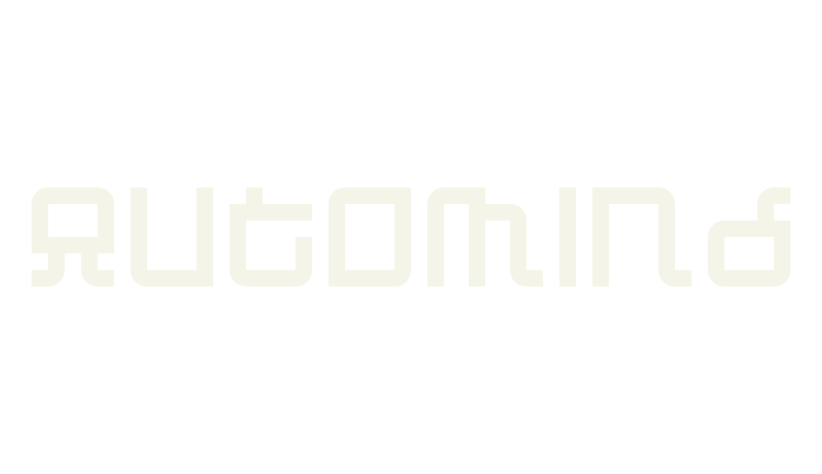 Automind, futuristic font preview