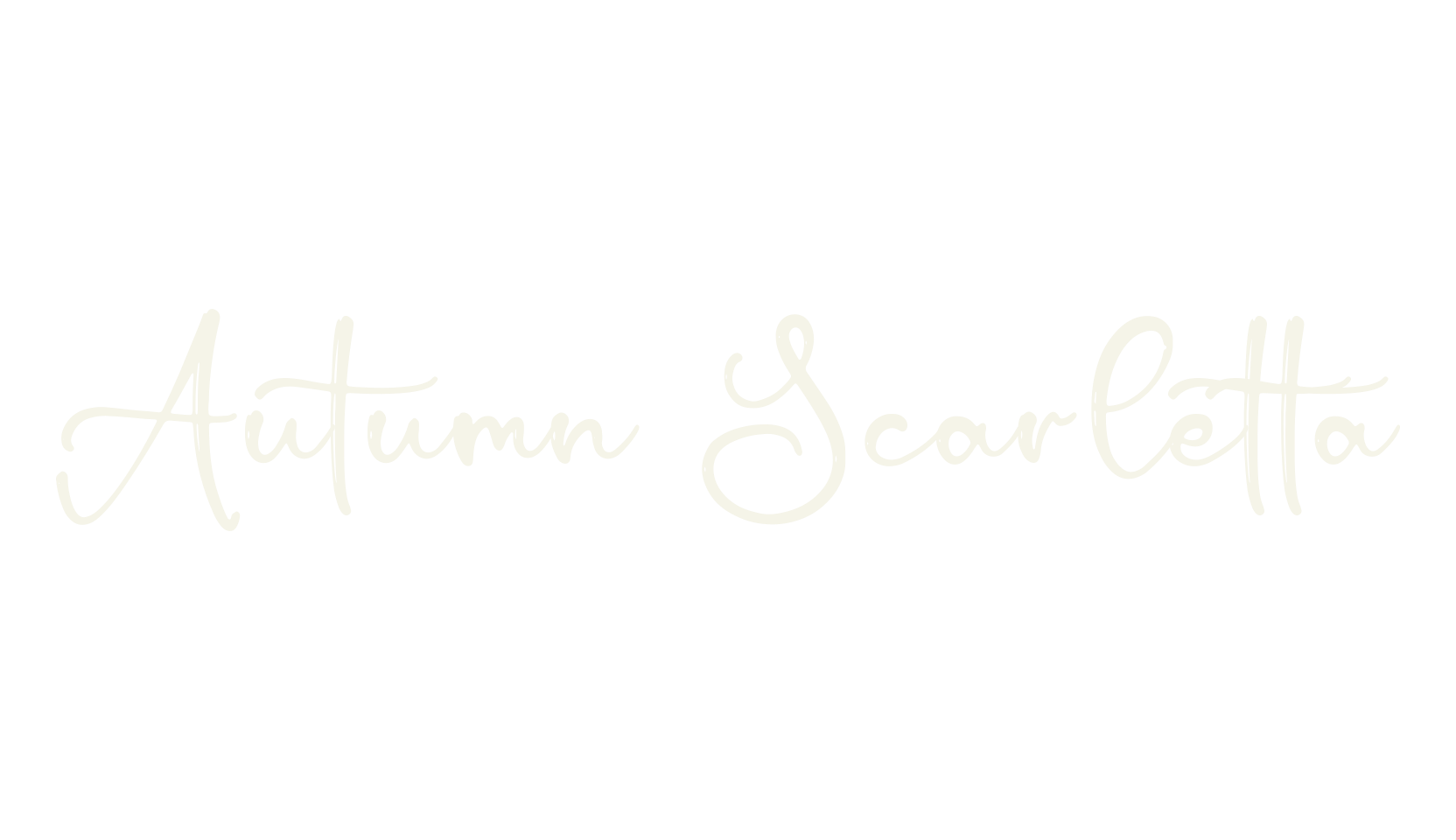 Autumn Scarletta, calligraphy font preview